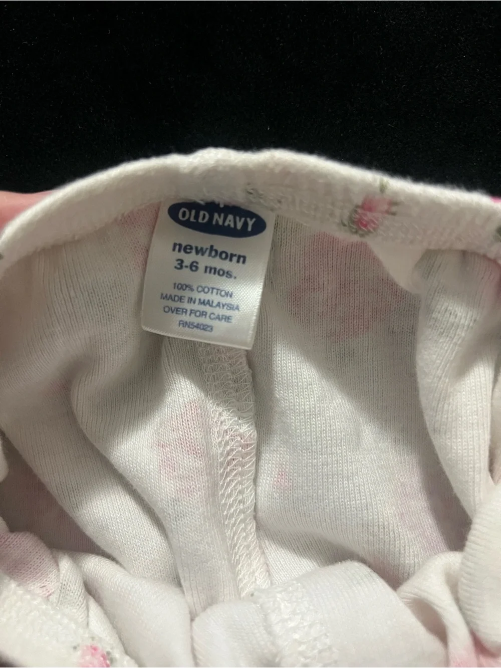 Vintage 2000 Old Navy Pink Rose Baby Bloomer Shorts